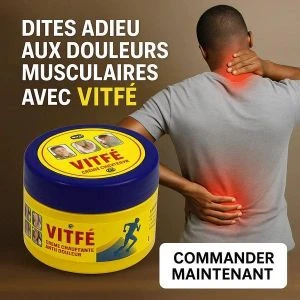 VITFE Crème de Massage au Menthol & Méthyl 50g